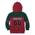 Custom Portugal Rugby Kid Hoodie Go Os Lobos Wolves Mascot