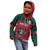 Custom Portugal Rugby Kid Hoodie Go Os Lobos Wolves Mascot