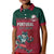 Custom Portugal Rugby Kid Polo Shirt Go Os Lobos Wolves Mascot