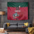 Custom Portugal Rugby Tapestry Go Os Lobos Wolves Mascot