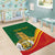 Personalized Portugal Belem Tower Area Rug Mui Nobre e Sempre Leal