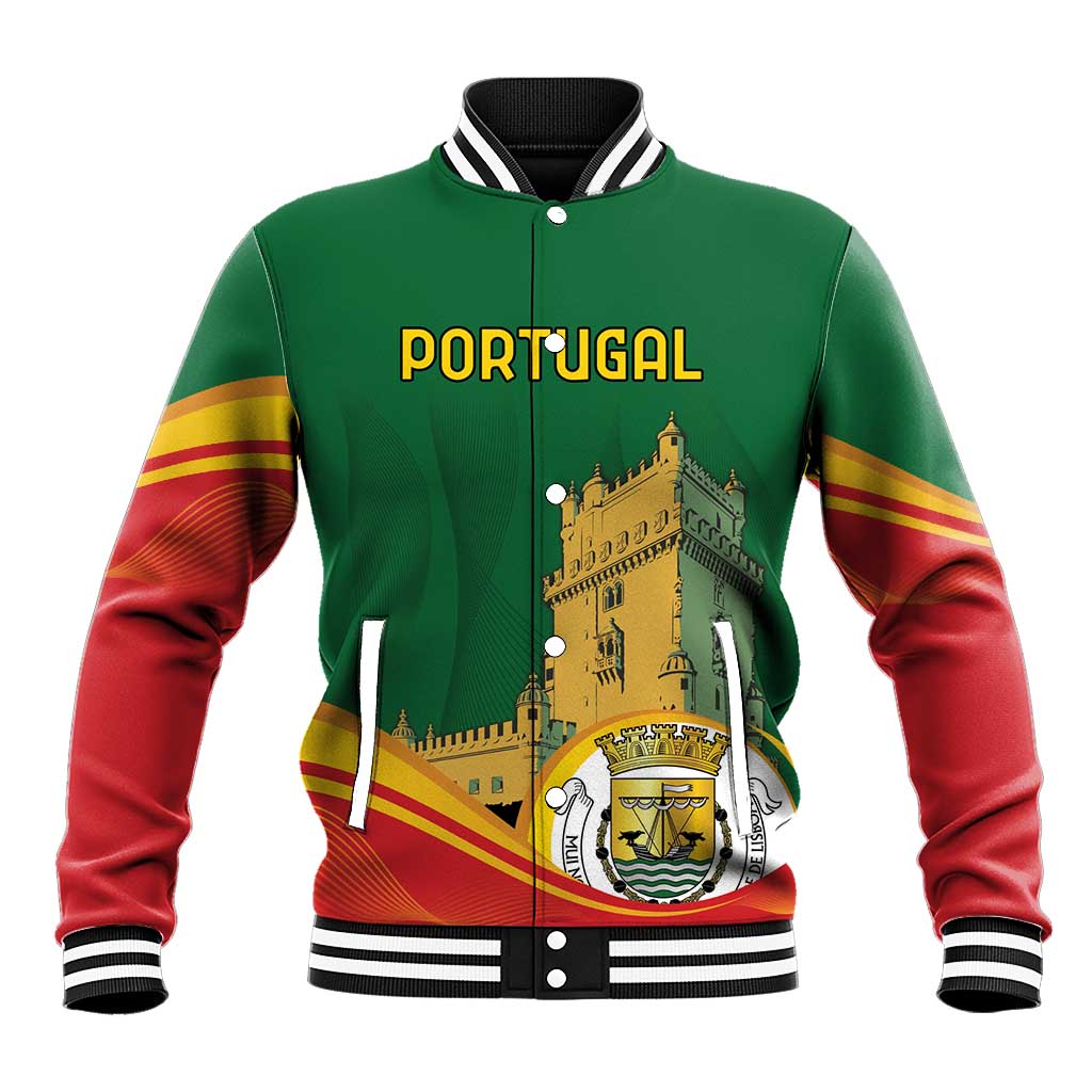 Personalized Portugal Belem Tower Baseball Jacket Mui Nobre e Sempre Leal