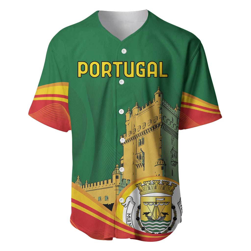 Personalized Portugal Belem Tower Baseball Jersey Mui Nobre e Sempre Leal