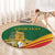 Personalized Portugal Belem Tower Round Carpet Mui Nobre e Sempre Leal