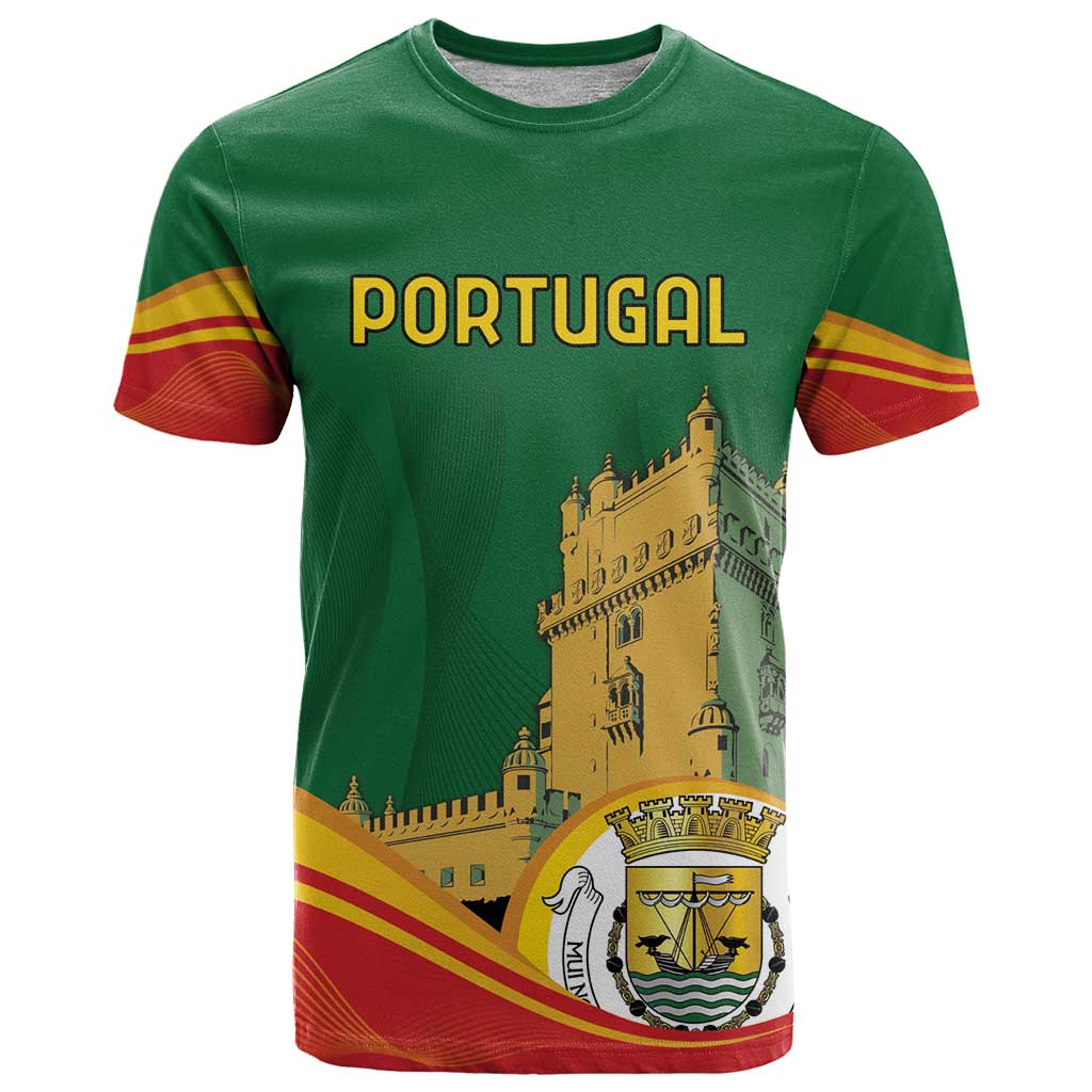 Personalized Portugal Belem Tower T Shirt Mui Nobre e Sempre Leal