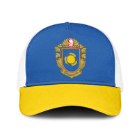 Ukraine Cherkasy Oblast Baseball Net Cap Flag Color Inspiration