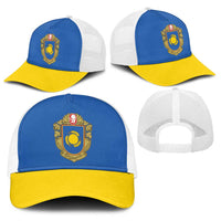 Ukraine Cherkasy Oblast Baseball Net Cap Flag Color Inspiration