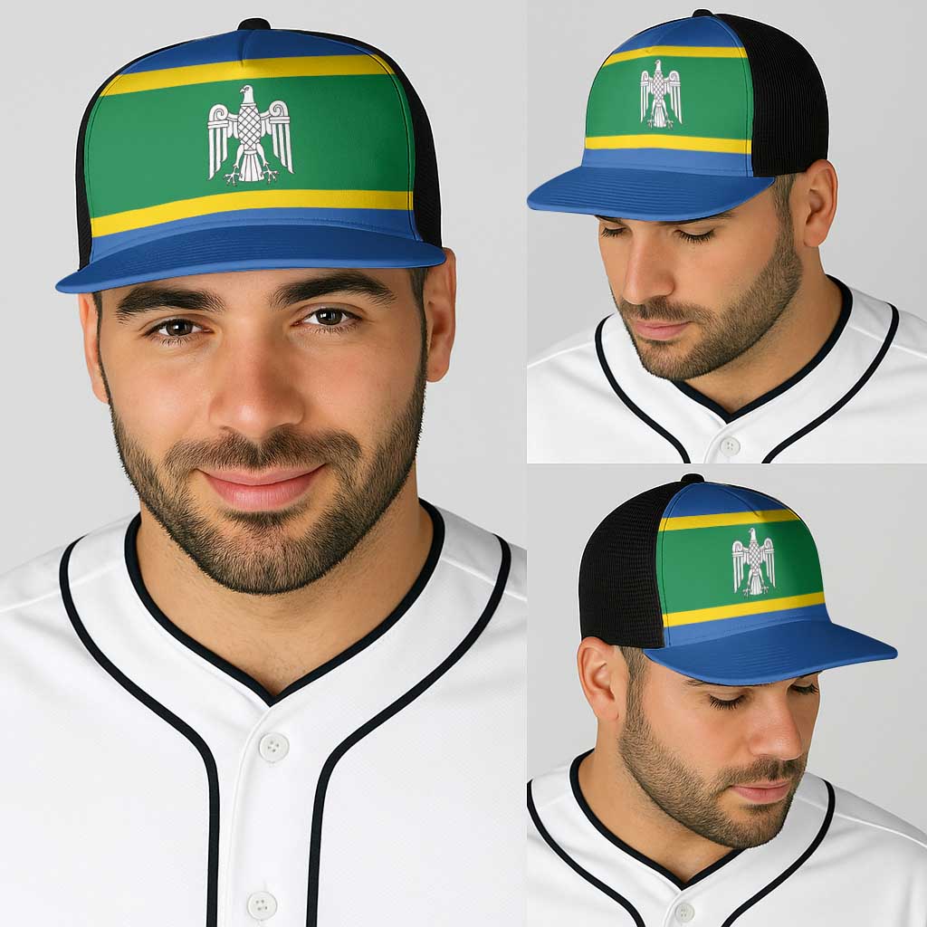 Ukraine Chernivtsi Oblast Baseball Net Cap Flag Color Inspiration