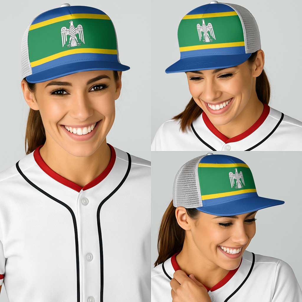 Ukraine Chernivtsi Oblast Baseball Net Cap Flag Color Inspiration