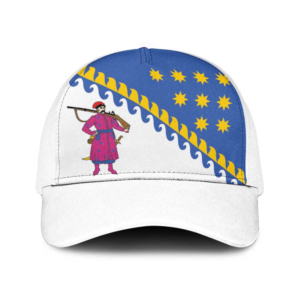 Ukraine Dnipropetrovsk Oblast Baseball Net Cap Flag Color Inspiration