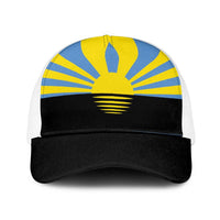 Ukraine Donetsk Oblast Baseball Net Cap Flag Color Inspiration