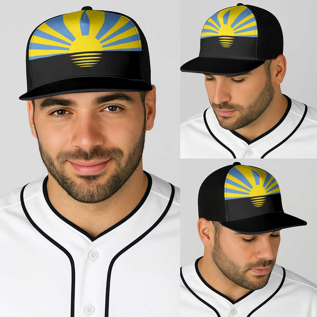 Ukraine Donetsk Oblast Baseball Net Cap Flag Color Inspiration
