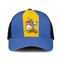 Ukraine Kyiv Oblast Baseball Net Cap Flag Color Inspiration