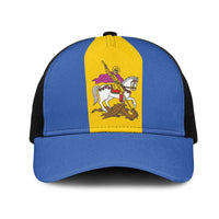 Ukraine Kyiv Oblast Mesh Trucker Cap Flag Color Inspiration