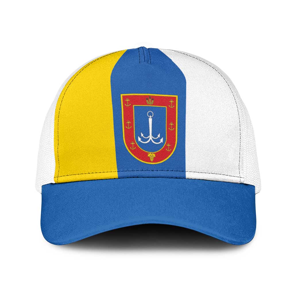 Ukraine Odesa Oblast Baseball Net Cap Flag Color Inspiration