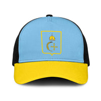 Ukraine Sumy Oblast Baseball Net Cap Flag Color Inspiration