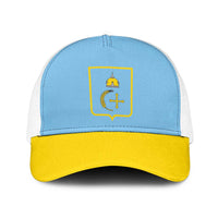 Ukraine Sumy Oblast Baseball Net Cap Flag Color Inspiration