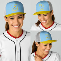 Ukraine Sumy Oblast Baseball Net Cap Flag Color Inspiration