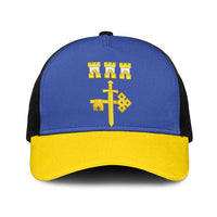 Ukraine Ternopil Oblast Baseball Net Cap Flag Color Inspiration