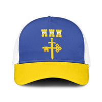 Ukraine Ternopil Oblast Baseball Net Cap Flag Color Inspiration