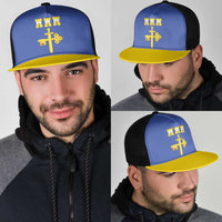 Ukraine Ternopil Oblast Mesh Trucker Cap Flag Color Inspiration