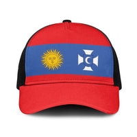 Ukraine Vinnytsia Oblast Baseball Net Cap Flag Color Inspiration
