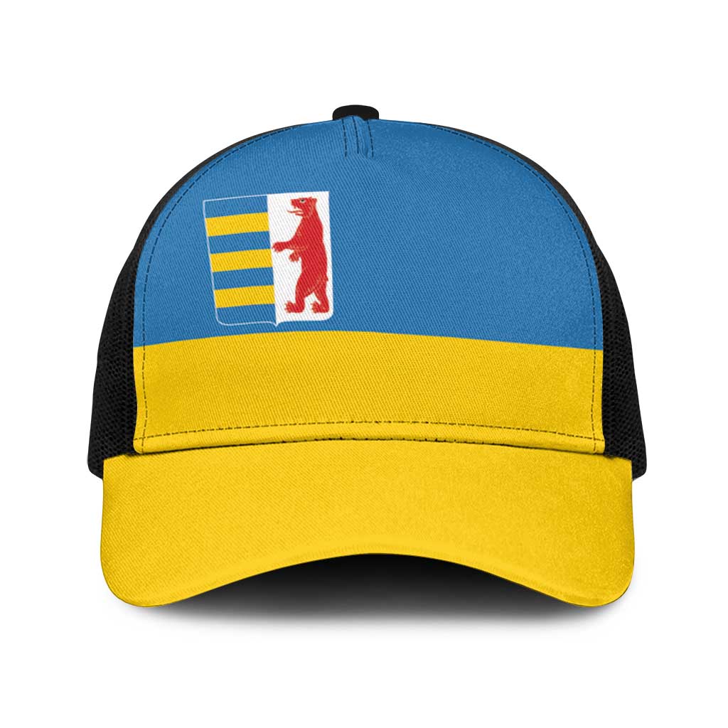 Ukraine Zakarpattia Oblast Baseball Net Cap Flag Color Inspiration