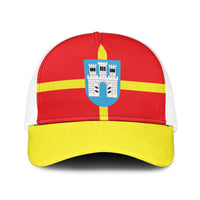 Ukraine Zhytomyr Oblast Baseball Net Cap Flag Color Inspiration