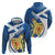 Personalized Scotland Zip Hoodie Lion Rampant Flag Style