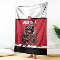 Austria Hockey Blanket Austrian Eagle Pride