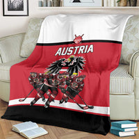 Austria Hockey Blanket Austrian Eagle Pride