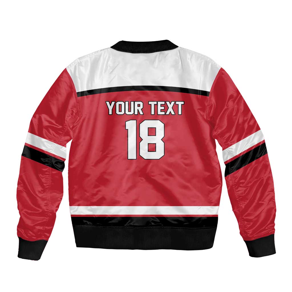 Austria Hockey Custom Bomber Jacket Austrian Eagle Pride