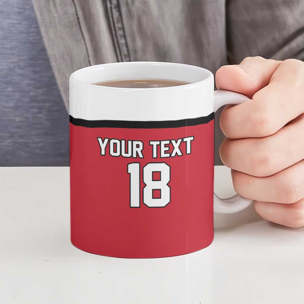 Austria Hockey Custom Ceramic Mug Austrian Eagle Pride