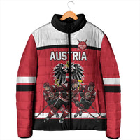 Austria Hockey Custom Padded Jacket Austrian Eagle Pride