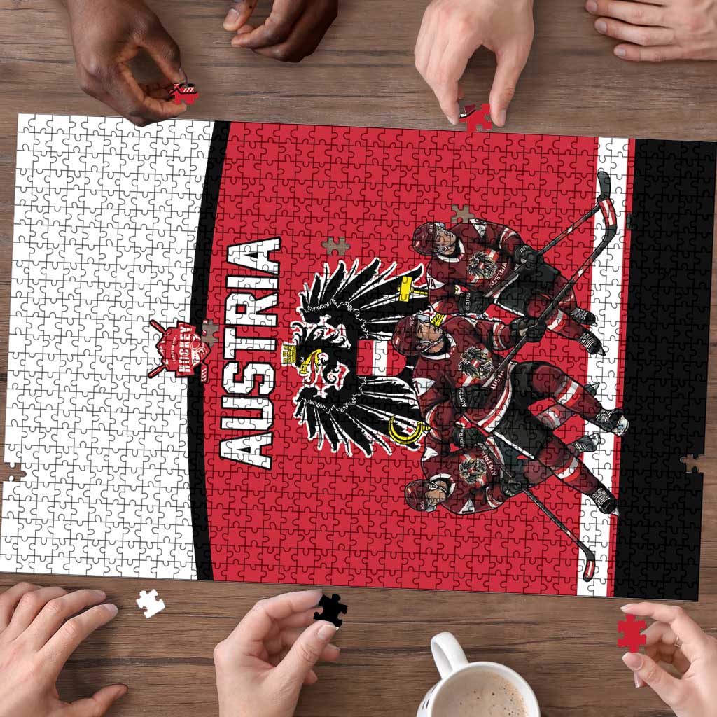 Austria Hockey Puzzle Austrian Eagle Pride