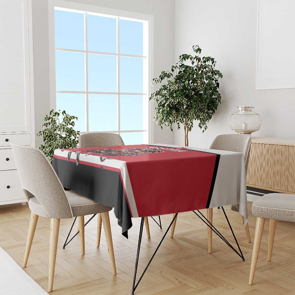 Austria Hockey Tablecloth Austrian Eagle Pride