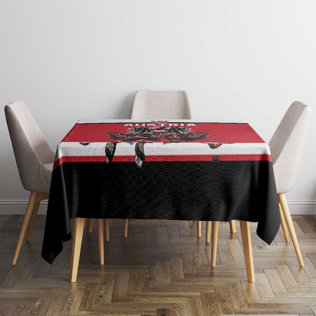 Austria Hockey Tablecloth Austrian Eagle Pride