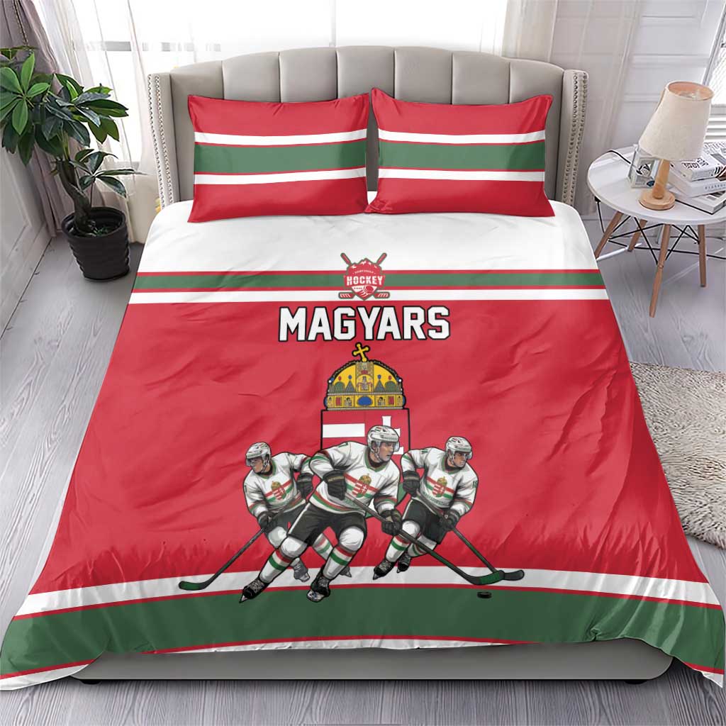 Hungary Hockey Bedding Set Magyars Pride National Team