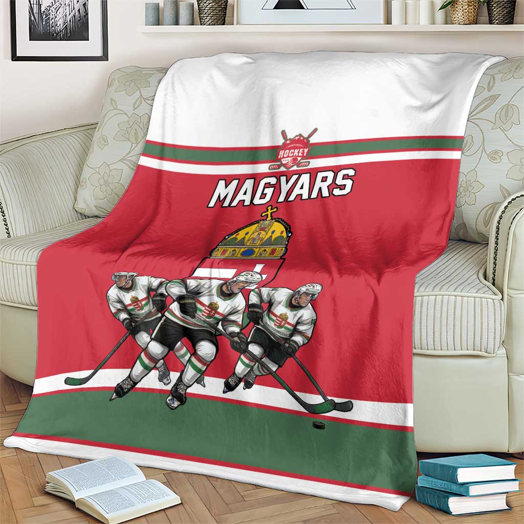 Hungary Hockey Blanket Magyars Pride National Team