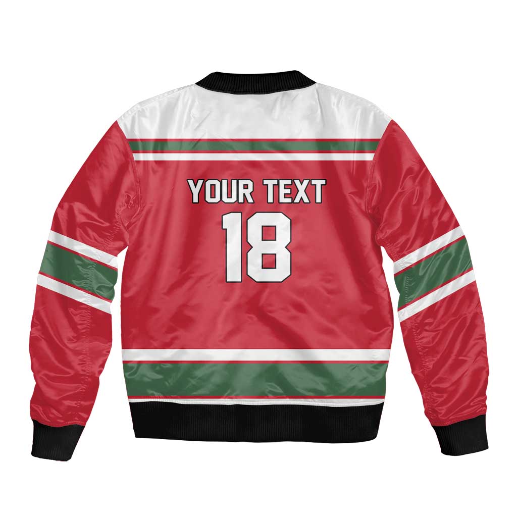 Hungary Hockey Custom Bomber Jacket Magyars Pride National Team