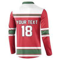 Hungary Hockey Custom Button Sweatshirt Magyars Pride National Team