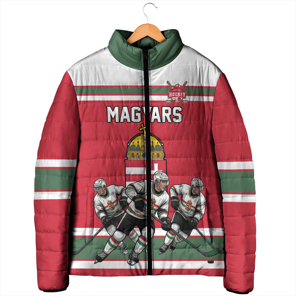 Hungary Hockey Custom Padded Jacket Magyars Pride National Team