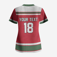 Hungary Hockey Custom Scrub Top Magyars Pride National Team