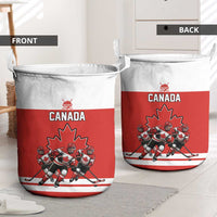 Canada Hockey Laundry Basket Maple Leaf Northern Pride