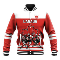 Canada Hockey Custom Baseball Jacket Maple Leaf Northern Pride