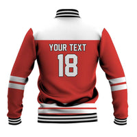 Canada Hockey Custom Baseball Jacket Maple Leaf Northern Pride