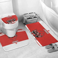 Canada Hockey Bathroom Set Maple Leaf Northern Pride