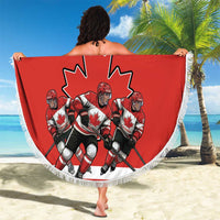 Canada Hockey Beach Blanket Maple Leaf Northern Pride
