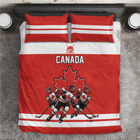 Canada Hockey Bedding Set Maple Leaf Northern Pride