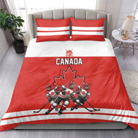 Canada Hockey Bedding Set Maple Leaf Northern Pride
